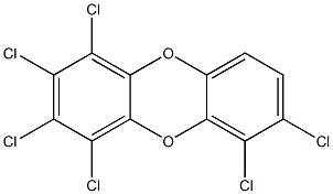 HEXACHLORODIBENZO-PARA-DIOXIN Struktur