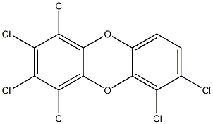 HEXACHLORODIBENZO-PARA-DIOXIN 结构式