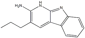 2-AMINO-3-PROPYL-PYRIDO[2,3-B]INDOLE Structure