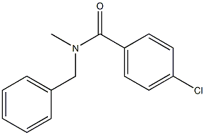 N-BENZYL-N-METHYL-PARA-CHLOROBENZAMIDE Struktur