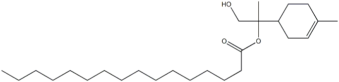 PARA-MENTH-1-ENE-8,9-DIOLPALMITATE Struktur
