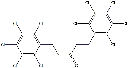 PENTACHLOROPHENYLETHYLSULPHOXIDE Struktur