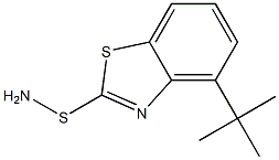 TERT-BUTYL-2-BENZOTHIAZYLSULPHENAMIDE Struktur