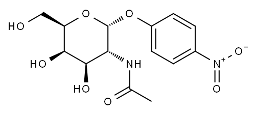 4-Nitrophenyl 2-acetamido-2-deoxy-a-D-galactopyranoside Structure