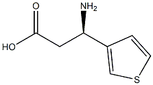 (R)-3-Amino-3-(3-thienyl)-propanoic acid Structure