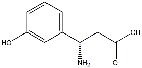 (S)-3-Amino-3-(3-hydroxy-phenyl)-propanoic acid Struktur