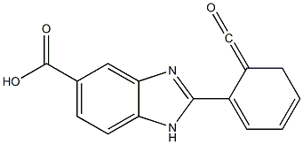 2-(2-Carbonylphenyl)-1H-benzimidazole-5-carboxylic acid Structure