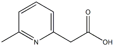2-甲基-6-吡啶乙酸,,结构式