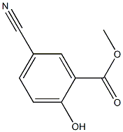 Methyl 5-Cyano-2-hydroxy-benzoate Struktur