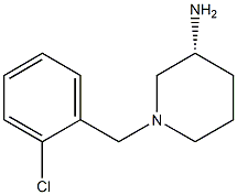 (3R)-1-(2-chlorobenzyl)piperidin-3-amine Struktur