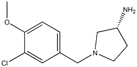 (3R)-1-(3-chloro-4-methoxybenzyl)pyrrolidin-3-amine