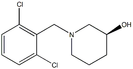 (3S)-1-(2,6-dichlorobenzyl)piperidin-3-ol Struktur
