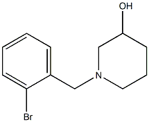 1-(2-bromobenzyl)piperidin-3-ol Structure
