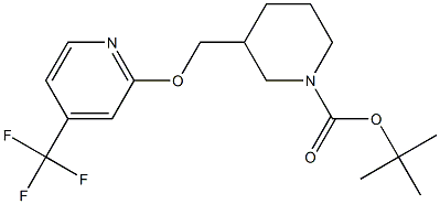 3-(4-Trifluoromethyl-pyridin-2-yloxymethyl)-piperidine-1-carboxylic acid tert-butyl ester