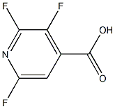 2,3,6-TRIFLUOROPYRIDINE-4-CARBOXYLIC ACID: TECH., 90% 化学構造式