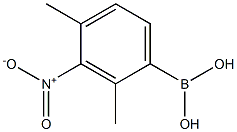 2-二甲基-3-硝基苯硼酸, , 结构式