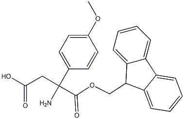 FMOC-3-AMINO-3-(4-METHOXYPHENYL)-PROPIONIC ACID Struktur