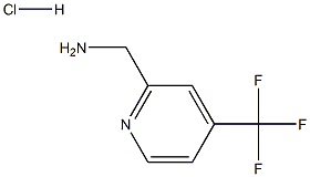4-TRIFLUOROMETHYL-2-AMINOMETHYLPYRIDINE HYDROCHLORIDE Structure
