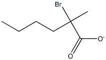 N-PROPYL-2-BROMOISOBUTYRATE Structure