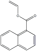 1-萘甲酸乙烯酯, , 结构式