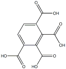 1,2,3,5-苯四甲酸, , 结构式
