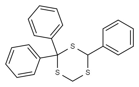 triphenyl-sym-trithiane Structure