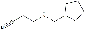 3-[(TETRAHYDRO-2-FURANYLMETHYL)AMINO]-PROPANENITRILE 结构式