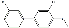 3-(3,4-DIMETHOXYPHENYL)THIOPHENOL 96% 结构式