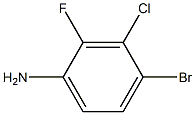 4-BROMO-3-CHLORO-2-FLUOROANILINE 98% Structure