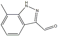 7-METHYL-1H-INDAZOLE-3-CARBALDEHYDE, 95+% Structure