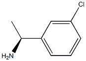 (1S)-1-(3-CHLOROPHENYL)ETHANAMINE Structure
