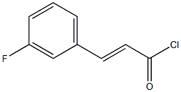 (E)-3-(3-FLUORO-PHENYL)-ACRYLOYL CHLORIDE 98% Structure