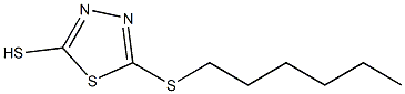5-N-HEXYLTHIO-1,3,4-THIADIAZOLE-2-THIOL, 97% Structure