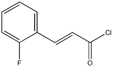 (E)-3-(2-FLUORO-PHENYL)-ACRYLOYL CHLORIDE 96% Struktur