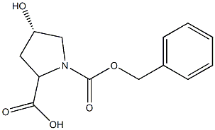 (S)-1-Cbz-4-hydroxy-2-pyrrolidinecarboxylic acid Struktur