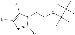 2,4,5-TRIBROMO-1-[2-(TERT-BUTYL-DIMETHYL-SILANYLOXY)-ETHYL]-1H-IMIDAZOLE Structure