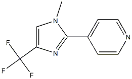 4-(1-METHYL-4-TRIFLUOROMETHYL-1H-IMIDAZOL-2-YL)-PYRIDINE Struktur