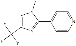 4-(1-METHYL-4-TRIFLUOROMETHYL-1H-IMIDAZOL-2-YL)-PYRIDINE Structure