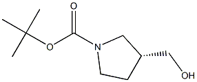 (R)-1-BOC-3-(HYDROXYMETHYL) PYRROLIDINE, , 结构式