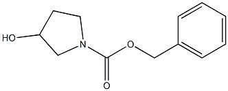 1-CARBOBENZOXY-3-PYRROLIDINOL 化学構造式