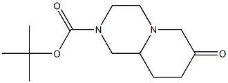 7-Oxo-octahydropyrido[1,2-a]pyrazine-2-carboxylic acid tert-butyl ester Structure