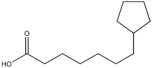 l-Cyclopentaneheptanoic acid Struktur
