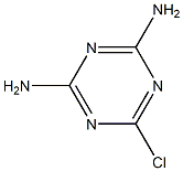 2,4-DIAMINO-6-CHORO-S-TRIAZINE Struktur