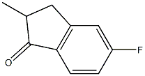 5-FLUORO-2-METHYL-1-INDANONE Structure