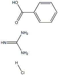 GUANIDINEBENZOIC ACID HYDROCHLORIDE 结构式