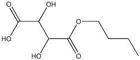 L(-)-TARTARIC ACID -BUTYL ESTER Struktur