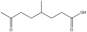7-KETO-4-METHYLOCTANOIC ACID Struktur