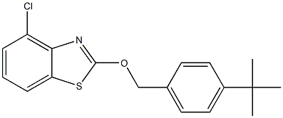2-(4-TERT-BUTYL-BENZYLOXY)-4-CHLORO-BENZOTHIAZOLE Structure