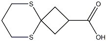 5,9-Dithia-spiro[3.5]nonane-2-carboxylic acid
 Structure