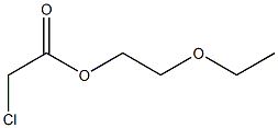 Chloro-acetic acid 2-ethoxy-ethyl ester Structure